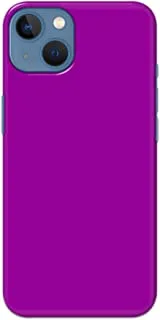 Khaalis Solid Color Purple matte finish shell case back cover for Apple iPhone 13 - K208240
