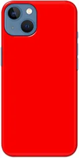 جراب خلفي متين بلون أحمر خالص من Khaalis لهاتف Apple iPhone 13 - K208227