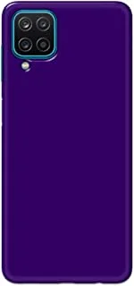 Khaalis Solid Color Purple matte finish shell case back cover for Samsung Galaxy A12 - K208242