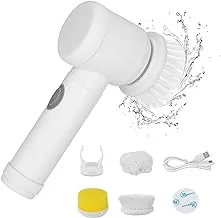 ECVV Magic Brush Electric Spin Scrubber, Electric Cleaning Brush with 3 Brush Heads,Bathroom Rechargeable Scrub Brush,Shower Scrubber for Cleaning丨Wall/Bathtub/Toilet/Window/Kitchen/Sink/Dish/Grout