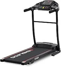 Endless Treadmill for Home Use | 3 HP Peak | 10Km/hr Max Speed | 110 kg Max Weight | Heart Sensor | Built-in Speaker | 12 Preset Programs