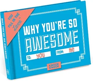 Knock Knock Why You're So Awesome Book Fill in the Love Fill-in-the-Blank Book & Gift Journal