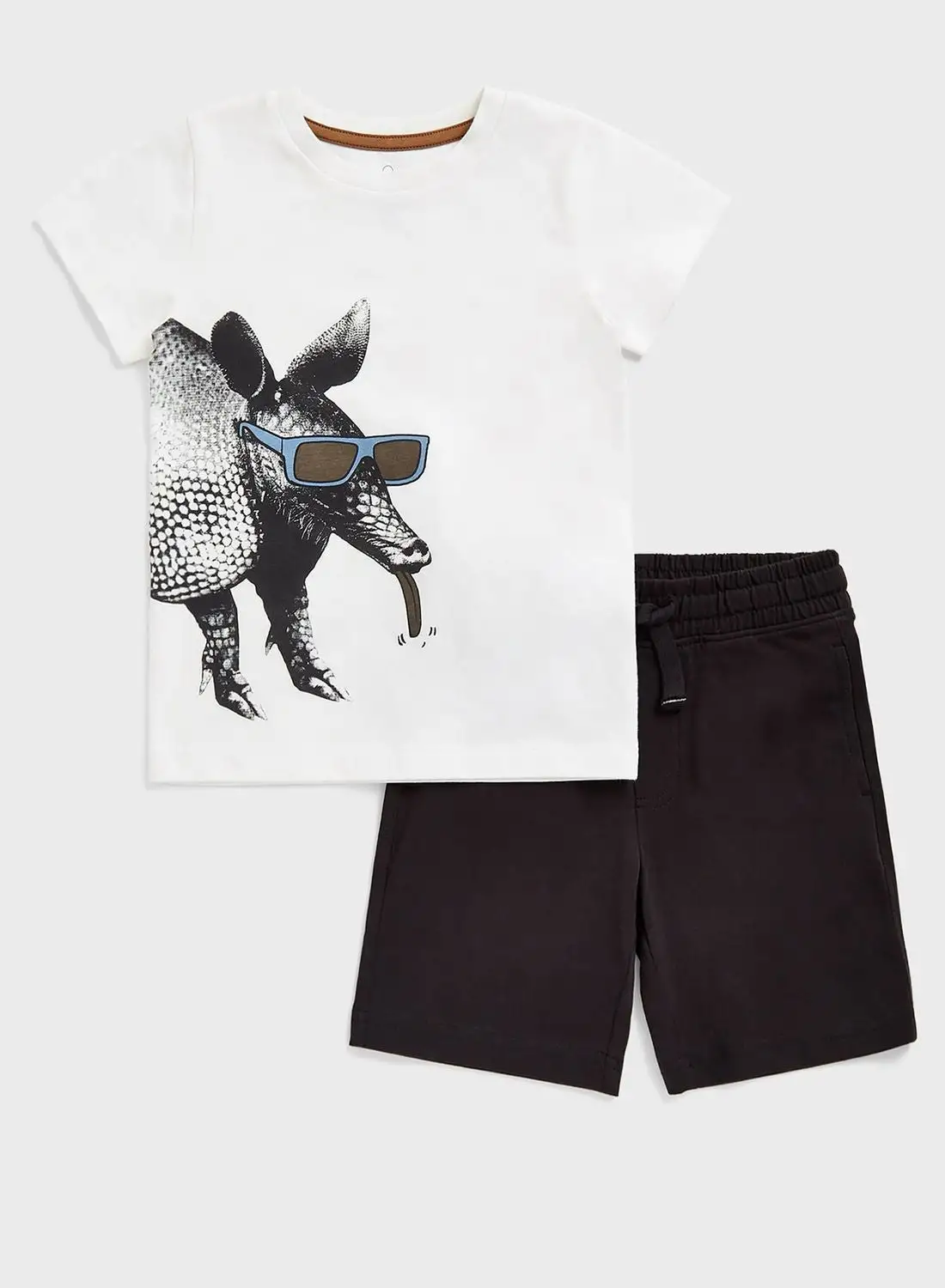 mothercare Kids Armadillo T-Shirt & Shorts Set