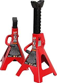 Torin Big Red Steel Jack Stands: 3 Ton (6,000 lb) Capacity, 1 Pair