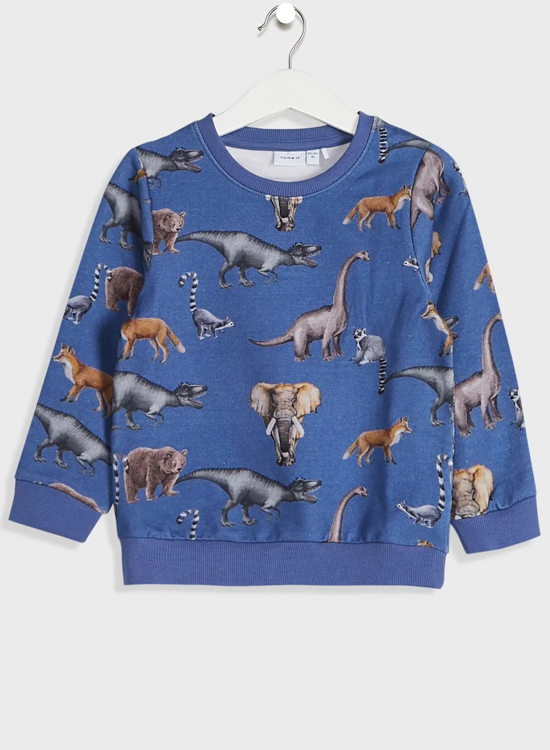 NAME IT Kids Animals Print Sweatshirt