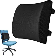 SKY-TOUCH Lumbar Support Pillow - Ergonomic Memory Foam for Back Support and Pain Relief,Lumbar Support Pillow for Office Chair Cushion