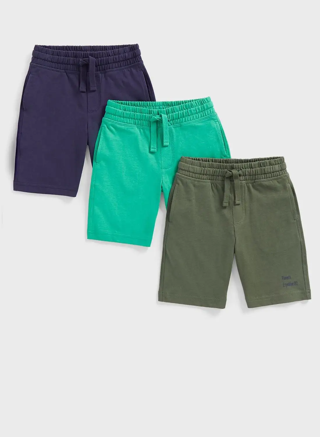 mothercare Kids 3 Pack Essential Shorts
