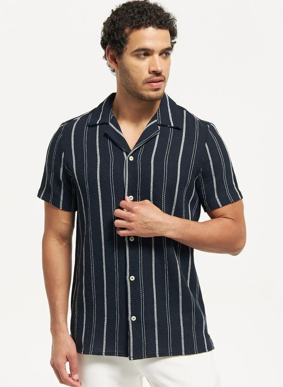 Iconic Striped Regular Shirt