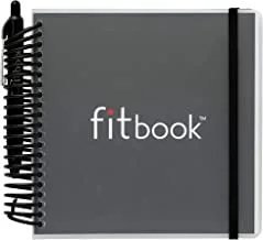 Fitlosophy 2021 Fitbook: Fitness Journal and Planner for Workouts, Weight Loss and Exercise, Black Single (12-Week)
