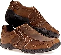 Skechers mens Slip on Shoe Skechers Diameter Bike Toe Run Off, Dark Brown, 10.5 X-Wide US