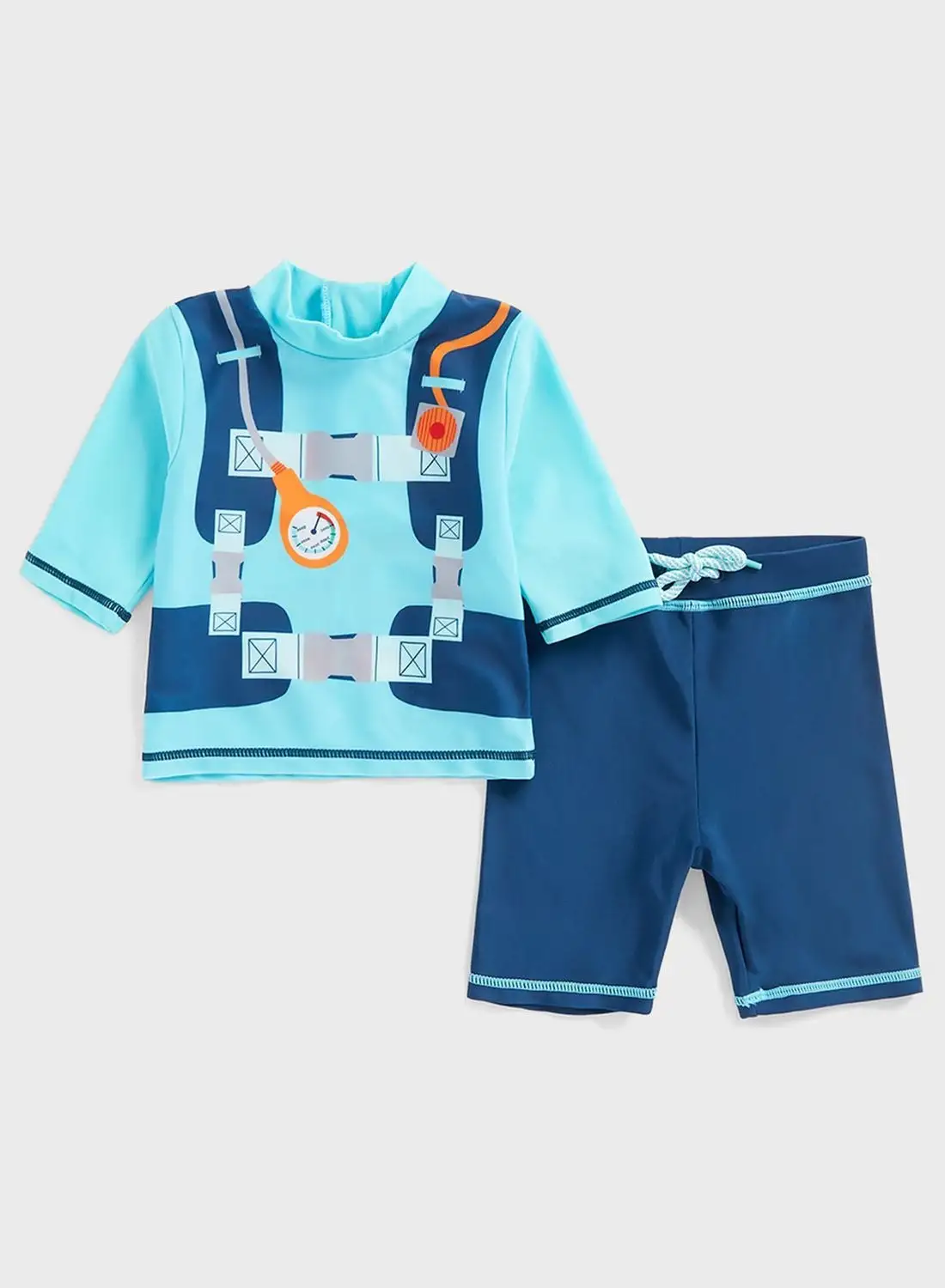 mothercare Kids Graphic T-Shirt & Shorts Set