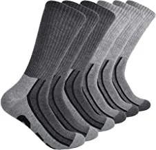 Catepillar mens 6-Pack Half Cushioned Crew Socks Crew Sock