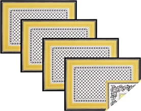 Villeroy and Boch Audun Cotton Fabric Reversible Placemat (Set of 4), 14