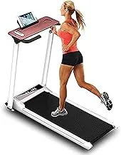 COOLBABY Folding treadmill,remote control fitness equipment, suitable for home/office,Running Machine Running Incline One Piece with Grab Bars Walking Pad Foldable Household, up to 100kg