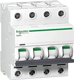 Schneider Electric ACTI9 IC60N 4P 25A C Miniature Circuit Breaker