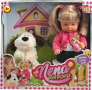 Bambolina Nena Doll with Dog 36CM - For Ages 3+ Years Old