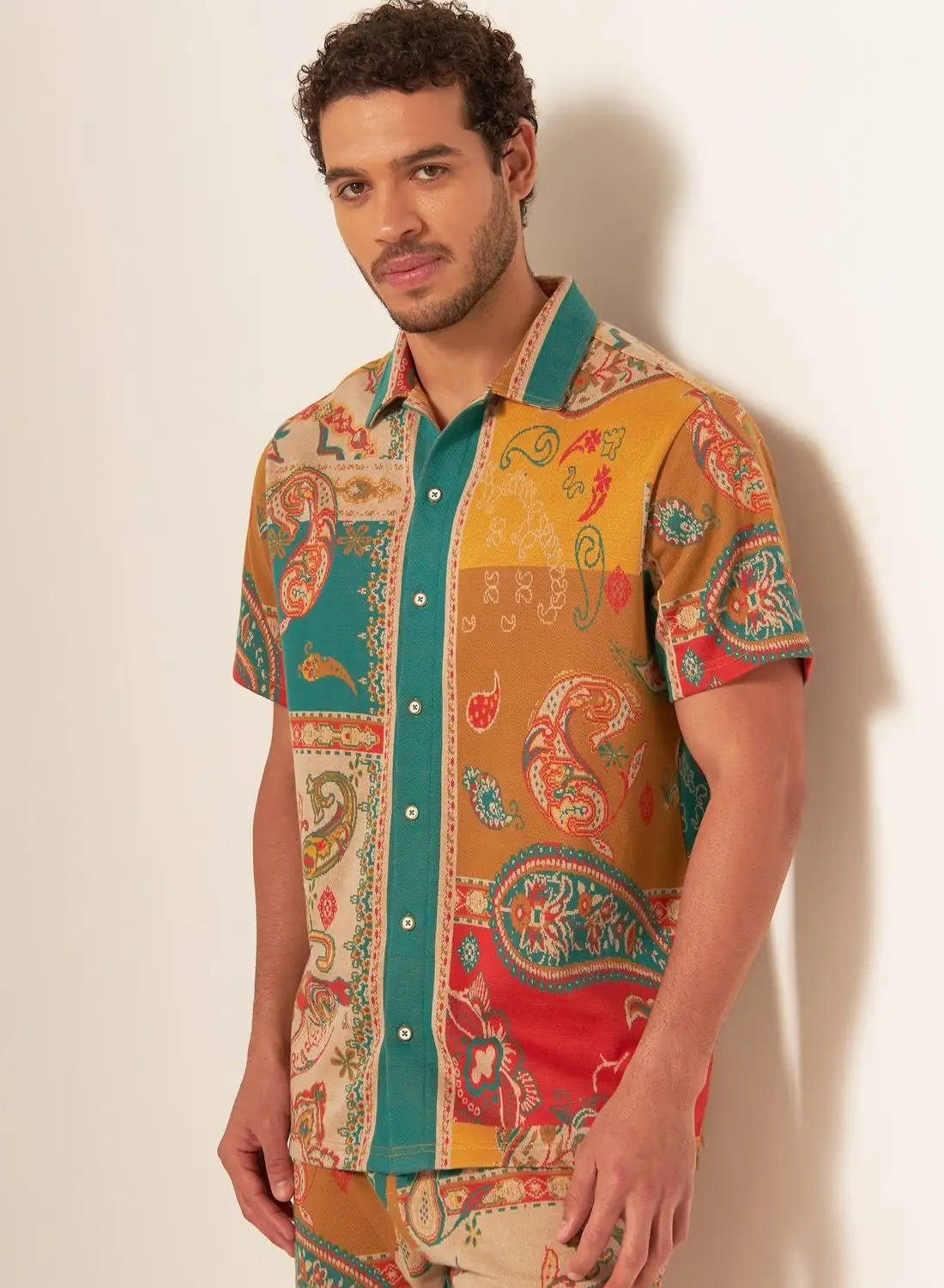 Iconic Casual Printed Regular Fit Shirt