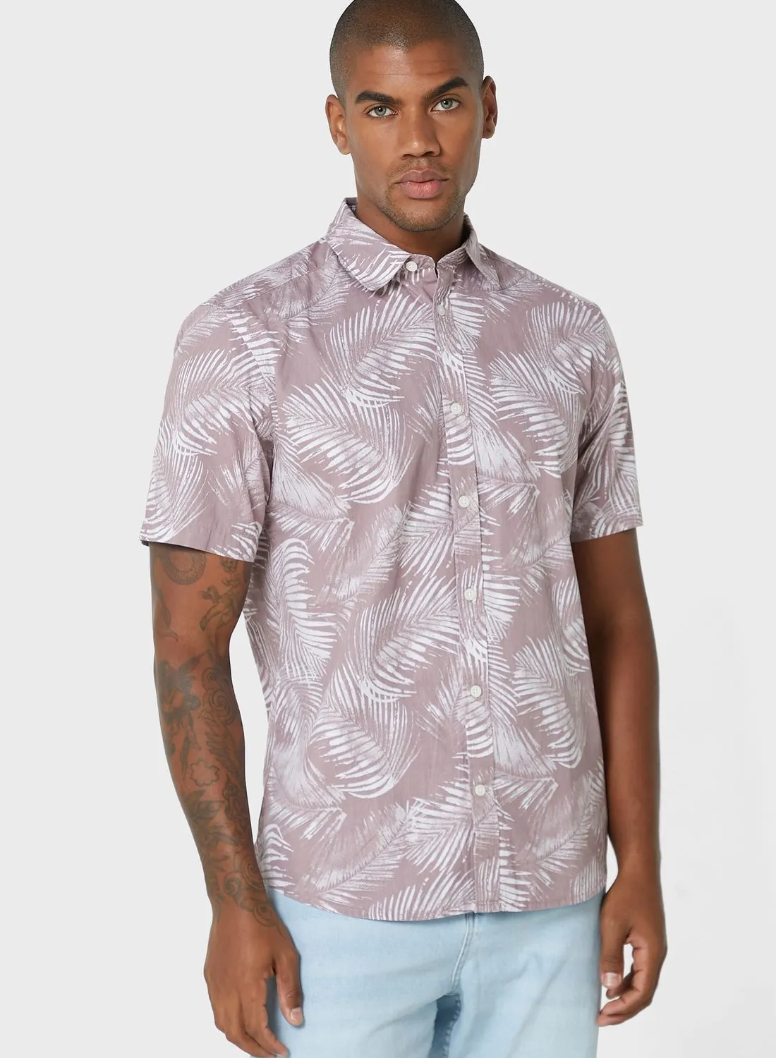 Only & Sons Casual Printed Regular Fit Shirt