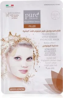 Pure Beauty Filler Effect Viper Venom Hydrogel Mask, Botox effect(1 pc)