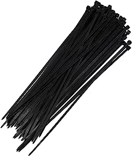 BMB TOOLS Cable Tie 60 Piece 250mm multi-uses usfel strong Zip Ties Straps Premium Plastic Wire Black, 4mm, K20019