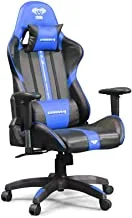 كرسي ألعاب E Blue Cobra بتصميم أنيق - أسود / أزرق
