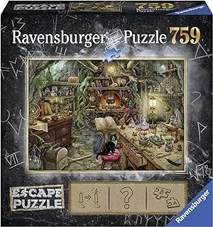 Ravensburger Escape Puzzle The Witches Kitchen 759 Piece Jigsaw Puzzle for Kids and Adults Ages 12 and Up - An Escape Room Experience in Puzzle Form Multi,27