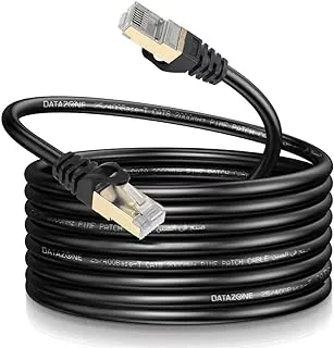 Datazone Cat8 Ethernet Cable,30M Heavy Duty High-Speed 26AWG Cat8 LAN Network Cable 40Gbps, 2000Mhz with Gold Plated RJ45 Connector, for Gaming and all LAN usage