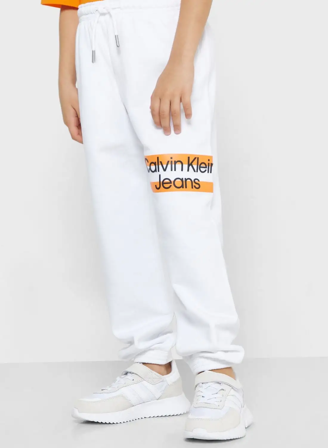 Calvin Klein Jeans Kids Maxi Block Logo Sweatpants