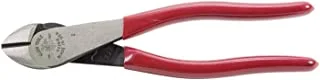 Klein Tools D228-7 Pliers, Diagonal Cutting Pliers with High-Leverage Design, 7-Inch