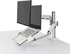 UPERGO OL 3S Aluminum 2 in 1 Monitor Arm, Laptop Stand And Mount For Gaming And Office Use, 17