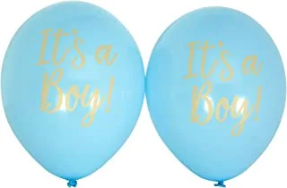 Neviti It's A Boy Balloons 8-Pieces, 30 cm Size, Blue
