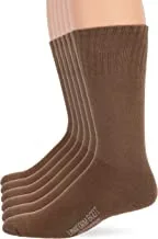 Jefferies Socks mens Jefferies Men's Military Uniform All Season Rib Top Crew Boot Socks 6 Pack Casual Sock