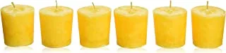 Aroma Naturals Votive Candles Essential Oil Orange Scented Lavender And Tangerine 6 Count