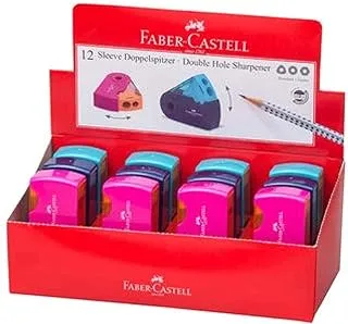 Faber-Castell Double Hole Sleeve Sharpener with Barrel Trend Class
