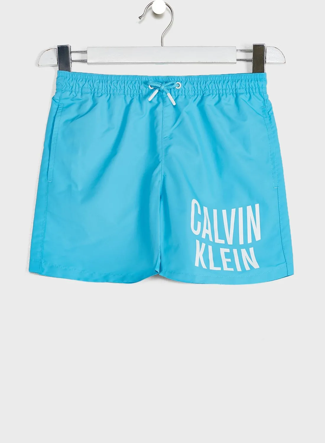 CALVIN KLEIN Kids Logo Drawstring Shorts
