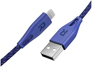 راف باور RP-CB1028 USB A إلى Lightning Cable 3m Nylon Blue