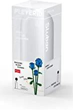 Sluban Flower Vase Building Kit - A Unique Flower Container with 254 PCS and Blue Roses
