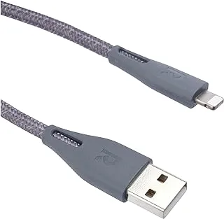 راف باور RP-CB1028 USB A إلى Lightning Cable 3m Nylon Gray