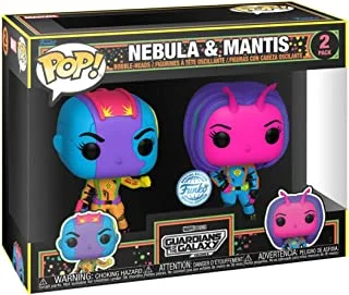 فانكو بوب! لعبة Marvel: Guardians of the Galaxy Volume 3 Nebula and Mantis Vinyl Figure Toys - 2 Pack