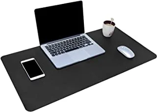 Oversize Office Desk Pad, Ultra Thin Waterproof PU Leather Double Side Large Mouse Pad, Dual Use Desk Writing Mat for Office/Home