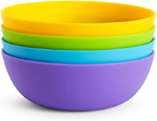 Munchkin Colourful modern bowls, set of 4