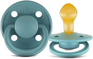 Rebael Mono Natural Rubber Round Pacifier Size 2 - Baby 6M+ (1-pack) - Powder