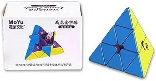 MoYu Weilong Maglev Pyramid Cube, Multicolor