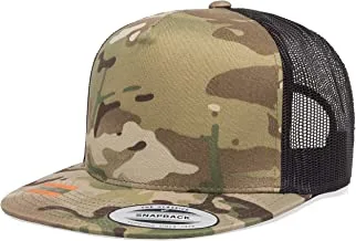 قبعة Yupoong للكبار من الجنسين Yp Classics Multicam Trucker Cap Hat