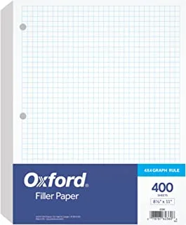 Oxford Filler Paper, 8-1/2
