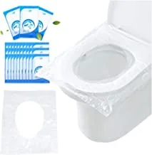100 PCS Travel Disposable Toilet Seat Cover Waterproof Portable WC Pad Toilet Mat For Baby Pregnant Mom,Independent Packing