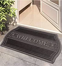 Front Door Mat, Rubber Non Slip Backing Door Mats, Washable Carpet for Outdoor Front Porch/Kitchen/Bedroom/Entryway(75x45cm)