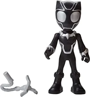 Marvel Spidey and His Amazing Friends Supersized Black Panther 9-inch Action Figure, Preschool Toys, Super Hero Toys for 3 Year Old Boys and Girls and Up
