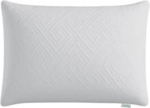 Novilla Shredded Memory Foam Pillows for Sleeping，Cooling Bed Pillow for Side Back Stomach Sleepers，with Removable Cover，Supportive，Queen Pillow, White (AC-NV0P801-Q)