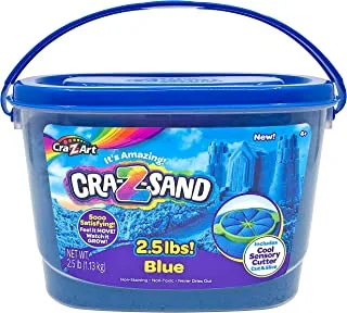 Cra-Z-Sand 2.5 رطل بلو بلاست رمال النمذجة مع الملحقات